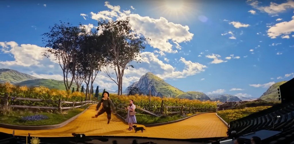 Sphere de Las Vegas projeta ‘The Wizard of Oz’ com imagem expandida por IA - Imagem do artigo original