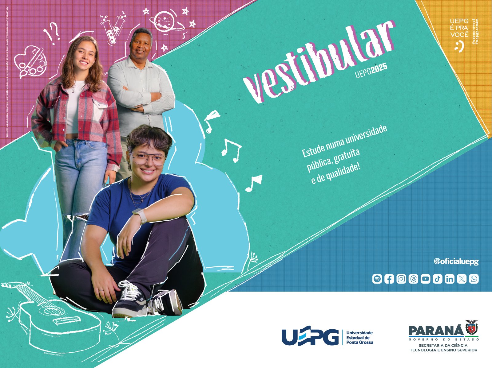 UEPG encerra hoje inscrições para o Vestibular 2026 - Imagem do artigo original