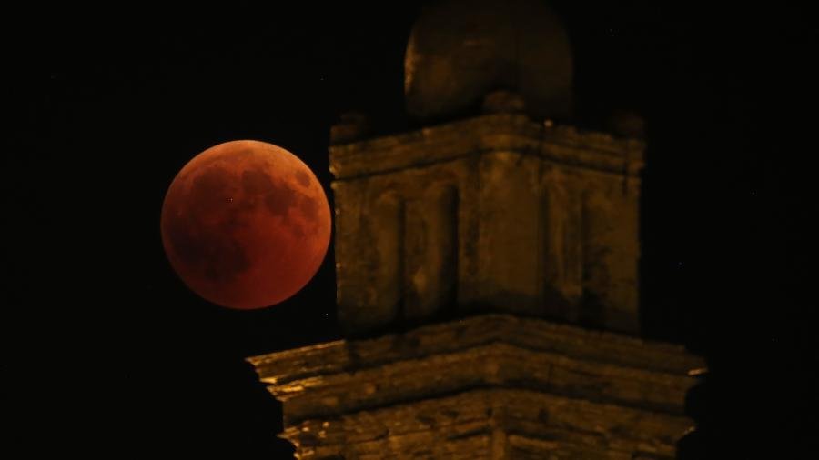 Eclipse lunar de 7 de setembro traz Lua avermelhada durante 82 minutos - Imagem do artigo original