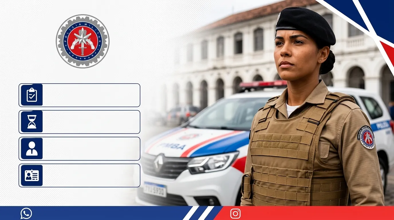 Concurso Oficial PM Bahia: Como Estruturar Sua Rotina de Estudos