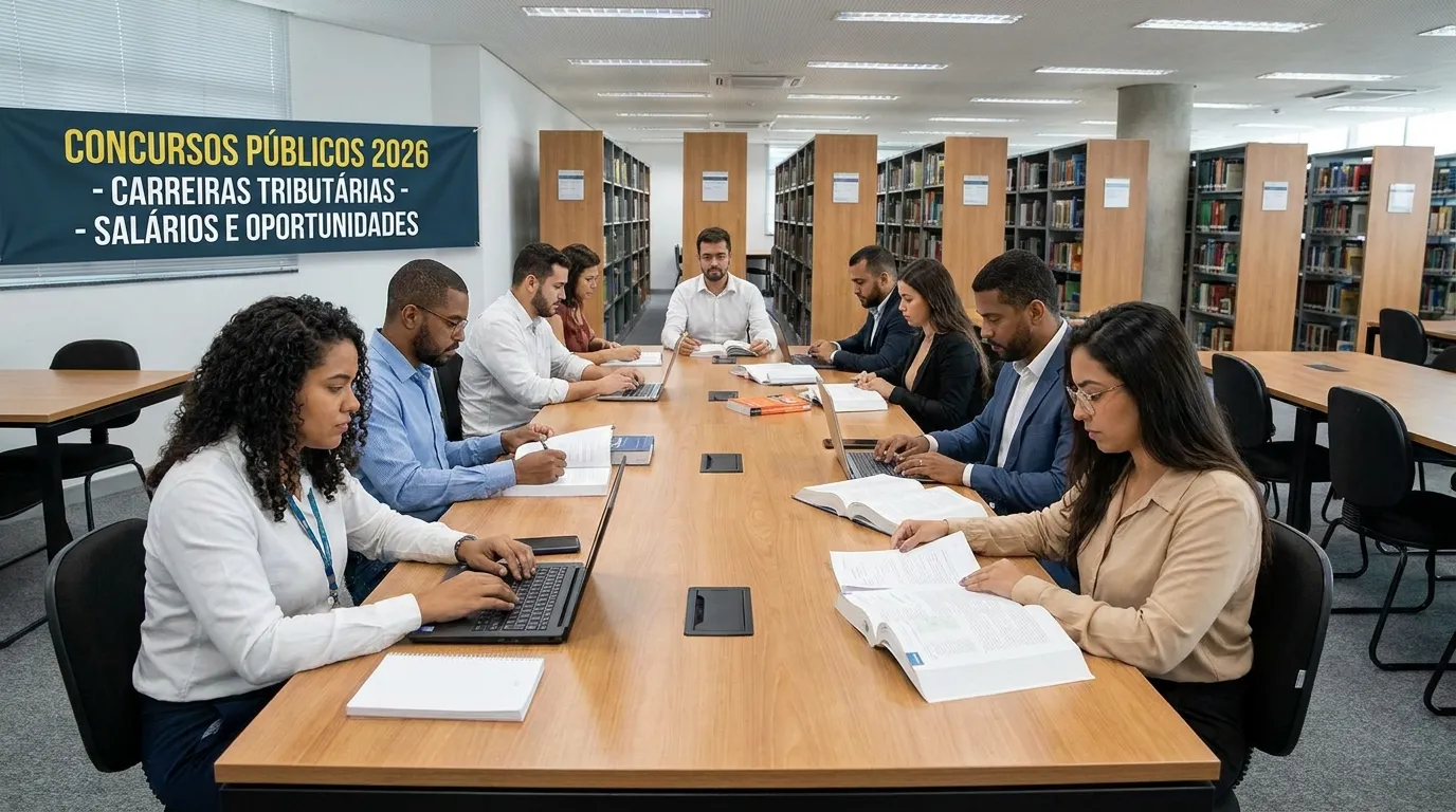Organização de estudos para concursos fiscais e materiais recomendados