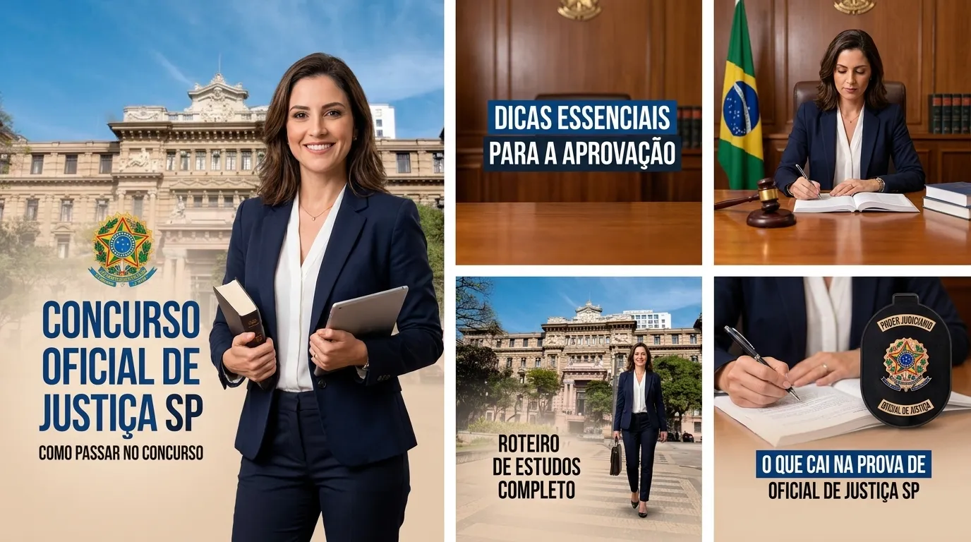 Concurso Oficial de Justiça TJSP: Estratégia Reta Final de Estudos